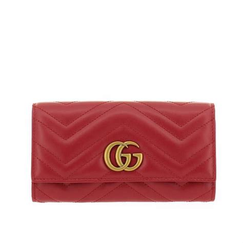 gucci red small wallet|original Gucci wallet.